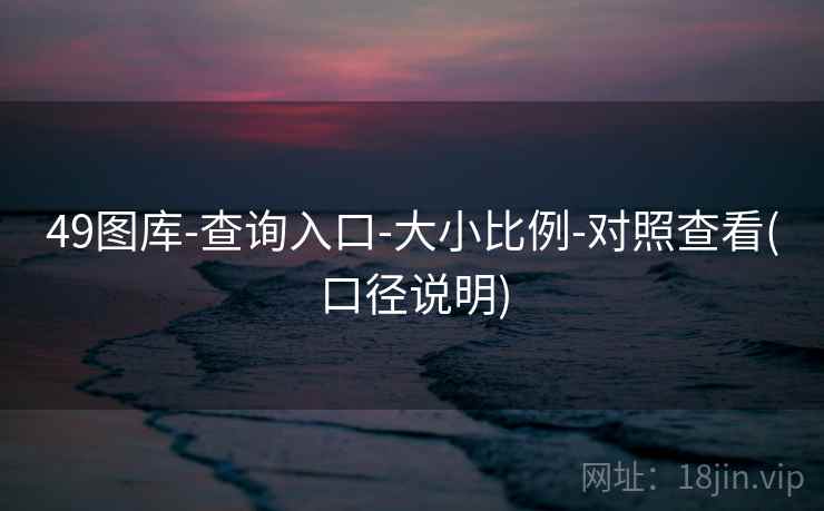 49图库-查询入口-大小比例-对照查看(口径说明)